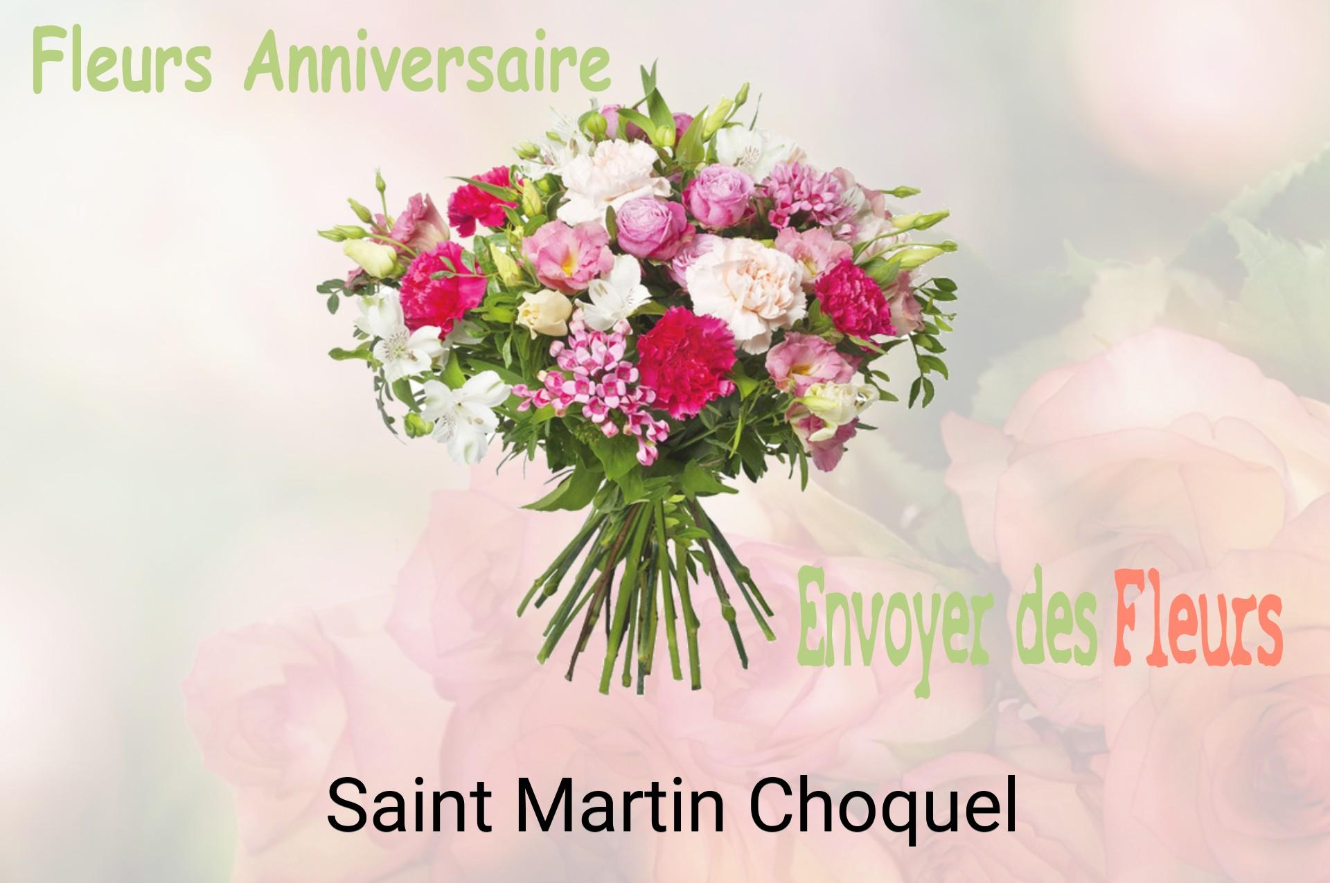 Bouquet de fleurs d’anniversaire livré à Saint-Martin-Choquel