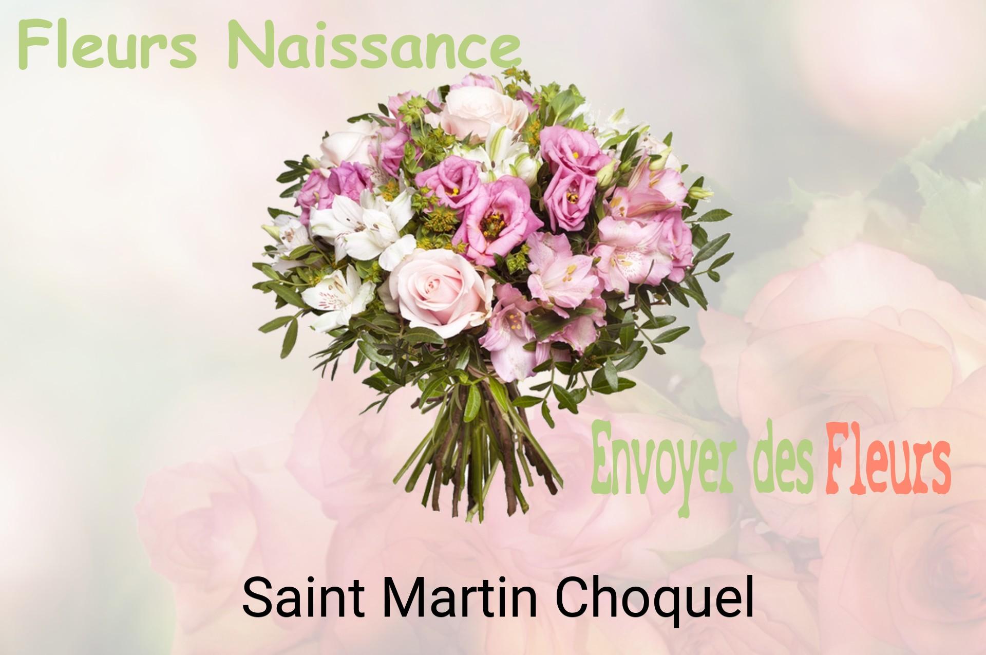 Bouquet de fleurs de naissance livré à Saint-Martin-Choquel